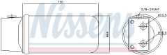 NISSENS 95043 — Filtru deshidrator aer condiționat