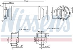 NISSENS 95058 — Осушитель кондиционера