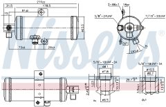 NISSENS 95060 — Осушитель кондиционера