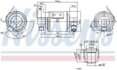NISSENS 95109 — Filtru deshidrator aer condiționat