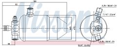 NISSENS 95110 — Filtru deshidrator aer condiționat