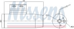 NISSENS 95124 — Осушитель кондиционера