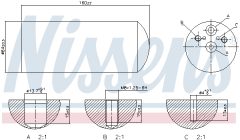 NISSENS 95172 — Осушитель кондиционера