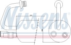 NISSENS 95211 — Filtru deshidrator aer condiționat