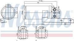 NISSENS 95236 — Осушитель кондиционера