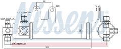 NISSENS 95286 — Filtru deshidrator aer condiționat
