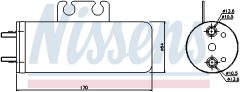 NISSENS 95316 — Осушитель кондиционера