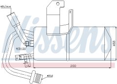 NISSENS 95317 — Осушитель кондиционера
