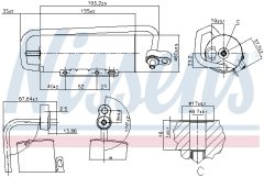 NISSENS 95338 — Filtru deshidrator aer condiționat