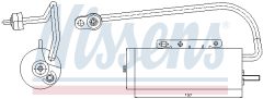 NISSENS 95339 — Filtru deshidrator aer condiționat