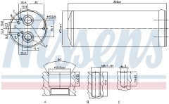 NISSENS 95352 — Осушитель кондиционера