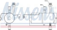 NISSENS 95353 — Filtru deshidrator aer condiționat