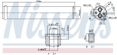 NISSENS 95406 — Осушитель кондиционера
