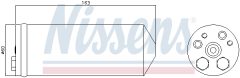 NISSENS 95430 — Filtru deshidrator aer condiționat
