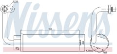 NISSENS 95445 — Filtru deshidrator aer condiționat