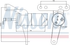 NISSENS 95471 — Filtru deshidrator aer condiționat