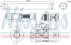 NISSENS 95490 — Осушитель кондиционера