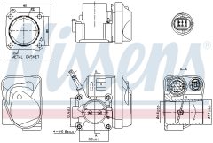 NISSENS 955057 — Clapetă de accelerație