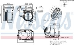 NISSENS 955175 — Дроссельная заслонка