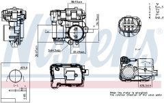 NISSENS 955188 — Дроссельная заслонка