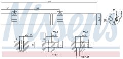 NISSENS 95596 — Осушитель кондиционера