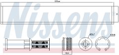 NISSENS 95598 — Filtru deshidrator aer condiționat