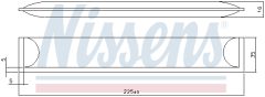 NISSENS 95608 — Осушитель кондиционера