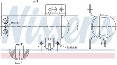 NISSENS 95746 — Осушитель кондиционера