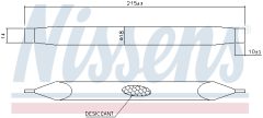 NISSENS 95771 — Filtru deshidrator aer condiționat