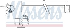 NISSENS 95772 — Осушитель кондиционера