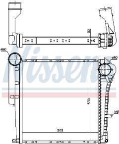 NISSENS 961153 — Интеркулер