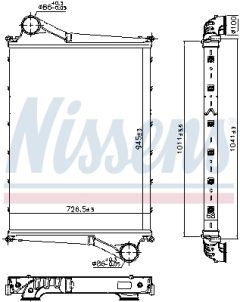 NISSENS 961261 — Intercooler