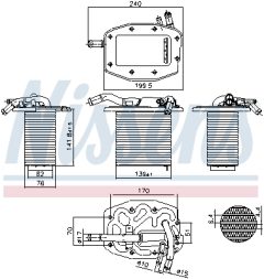 NISSENS 961297 — Intercooler