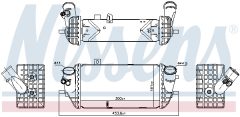NISSENS 96144 — Intercooler