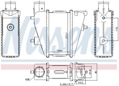 NISSENS 96232 — Интеркулер