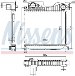 NISSENS 96273 — Интеркулер
