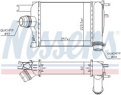 NISSENS 96529 — Intercooler