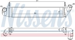 NISSENS 96585 — Intercooler