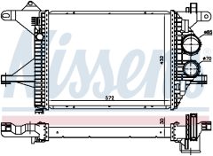 NISSENS 96976 — Intercooler