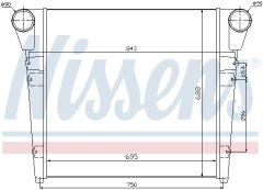 NISSENS 97052 — Интеркулер