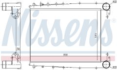NISSENS 97070 — Интеркулер