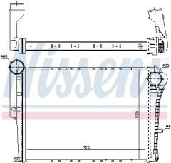 NISSENS 97072 — Интеркулер