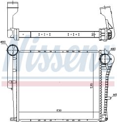 NISSENS 97073 — Интеркулер