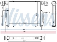 NISSENS 97092 — Intercooler