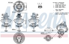 NISSENS 98208 — Клапан EGR