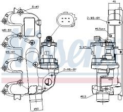 NISSENS 98234 — Клапан EGR