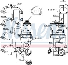NISSENS 98239 — Клапан EGR