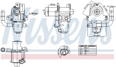 NISSENS 98264 — Клапан EGR