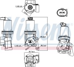 NISSENS 98311 — Клапан EGR