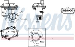 NISSENS 98340 — Supapă EGR